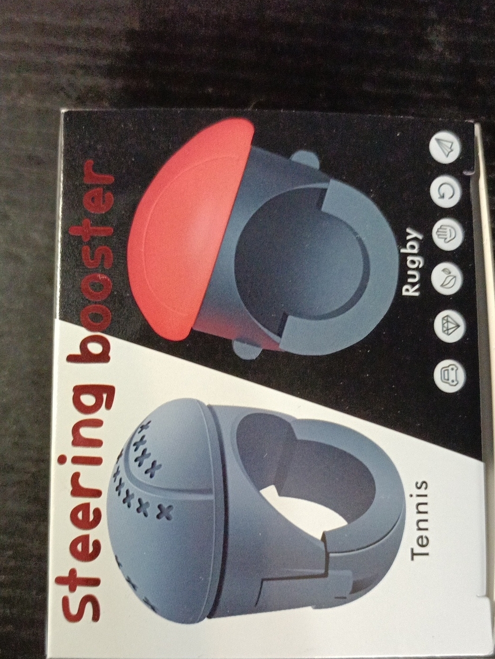 Source Unknown Steering Booster Car Air Freshener - Red and Blue